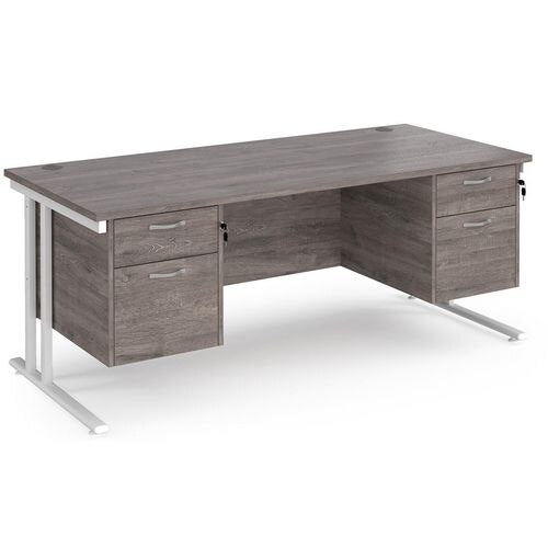 Dams International Desk MC18P22WHGO 1,800 x 800 x 725 mm