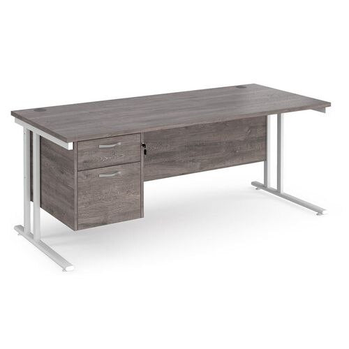 Dams International Desk MC18P2WHGO 1,800 x 800 x 725 mm