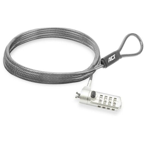 ACT Laptop Lock Nano AC9025 Grey 2000 mm