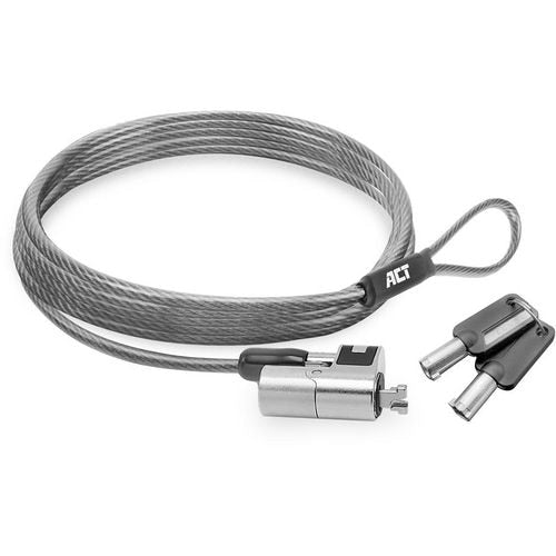 ACT Laptop Lock Nano AC9030 Grey 2000 mm