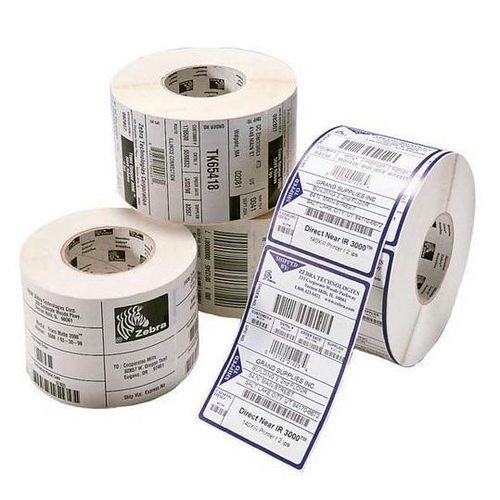 Zebra Labels 3003074 Black on White 101.6 mm x 152.4 mm Pack of 16