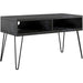 Novogratz AV Stands 1748899COMNUK Black Marble 1,066.8 (W) x 500.4 (D) x 624.8 (H) mm MDF, Metal