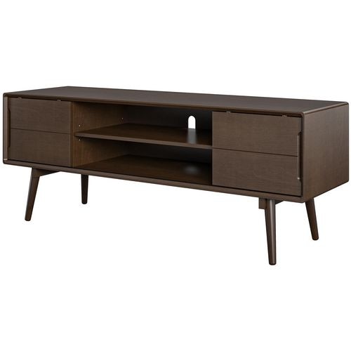 Novogratz AV Stands 8753801COMNUK Walnut 1,498.6 (W) x 450.9 (D) x 558.8 (H) mm MDF, Metal