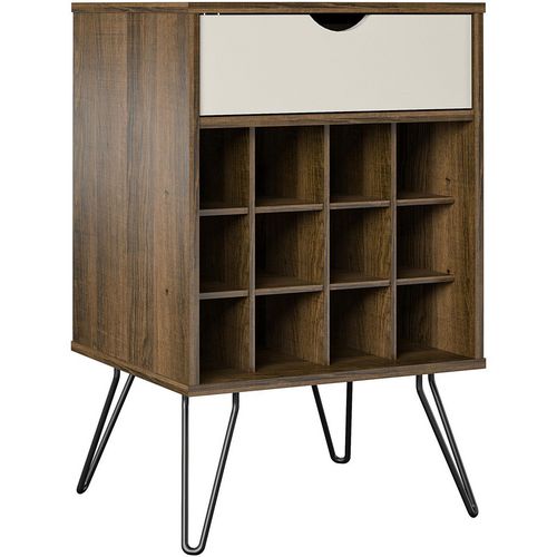 Novogratz Bar Cabinet 8374322COMNUK Brown Oak 515 (W) x 457 (D) x 809 (H) mm