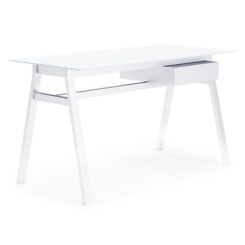 Alphason Desks AW21928WHT White 1,400 (W) x 650 (D) x 760 (H) mm