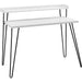 DOREL HOME Desks 9881296COMUK White 1,135.38 (W) x 604 (D) x 899.16 (H) x 899.16 - 899.16 (H) mm