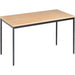 Nautilus Designs Table Rectangular Beech Black 1,400 x 800 x 725 mm