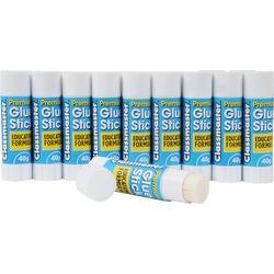 CLASSMASTER Glue Stick 40 g White G40200 Pack of 200