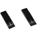 HOMCOM Plastic Set of 2 Anti-Slip Ramps Black