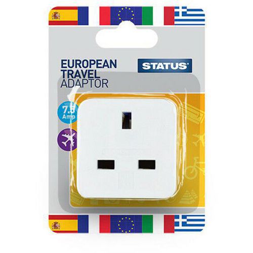 Aquarius Travel Adapter White 30 x 50 x 50 mm