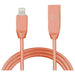 Aquarius Lightning to USB Sync Cable Rose Gold 1 m