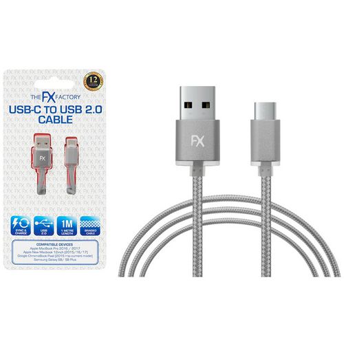 Aquarius USB Cable Grey 20 x 90 x 180 mm