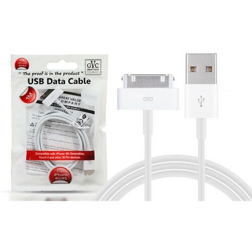 Aquarius USB Cable White 20 x 100 x 159 mm