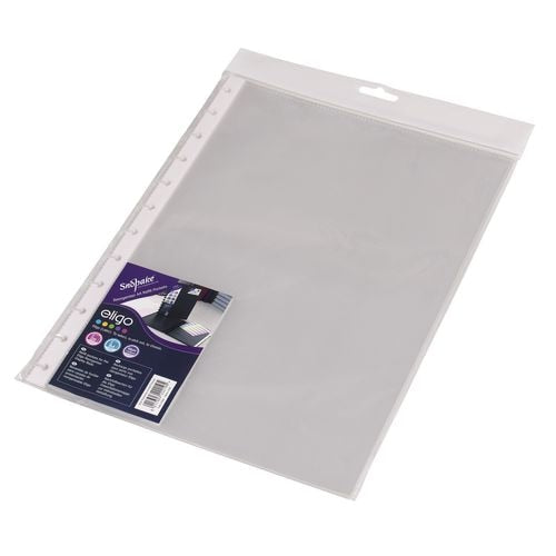 Snopake Display Book Pockets 15866 Transparent 24 (W) x 0.9 (D) x 31 (H) cm 20 Pockets