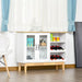 HOMCOM Modern Wine Cabinet White