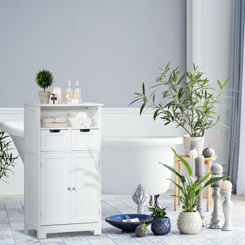 kleankin Floor Cabinet White 300 x 1,088 mm