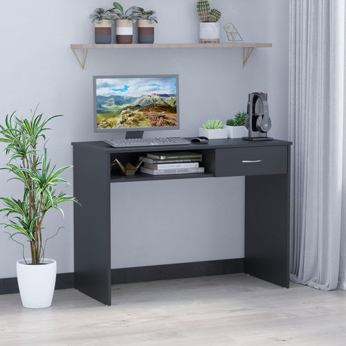 HOMCOM Writing Desk Black 450 x 739 mm