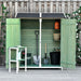 OutSunny Garden Storage Shed With Asphalt Roof Green