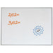 Nobo Small Whiteboard Magnetic Lacquered Steel Single 58.5 (W) x 43 (H) cm