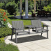 OutSunny Garden Bench Fir Grey 700 x 830 mm