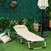 OutSunny Aluminium, Texteline Lounge Green