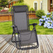 OutSunny Lounge Chair Zero Gravity Grey