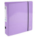 Exacompta Lever Arch File Aquarel A4 80 mm Mauve Carton Pellic Pap Glossy Portrait