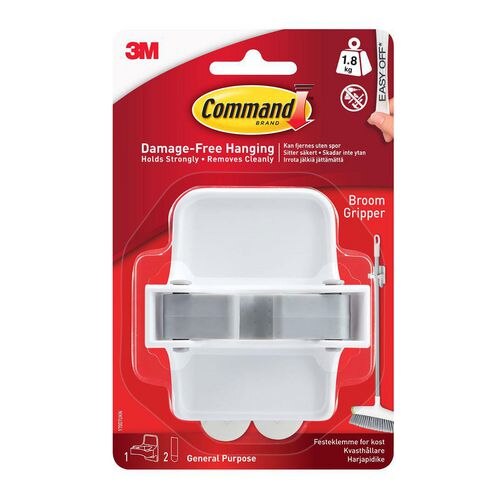 Command Hook Strips White 79 mm (W) x 0.062 m (L) Plastic 17007