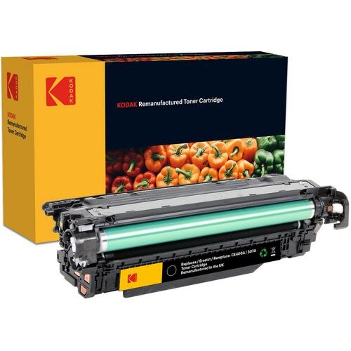 Kodak Remanufactured Toner Cartridge Compatible with HP CE400A Black