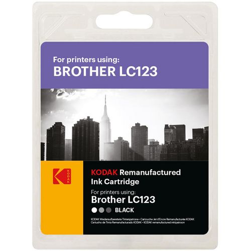 Kodak Ink Cartridge Compatible with Brother LC-123BK Black