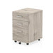 Impulse Under Desk Pedestal 3 Drawer Grey Oak