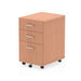 Impulse Under Desk Pedestal 3 Drawer Beech