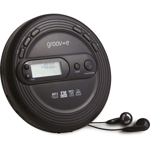 Groove-e Personal CD Player GVPS210/BK Black