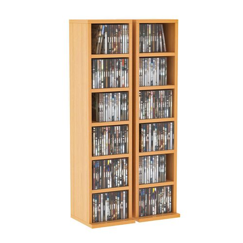 HOMCOM Storage Unit Natural Wood 225 x 885 mm