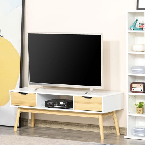 HOMCOM TV Stand White 390 x 460 mm