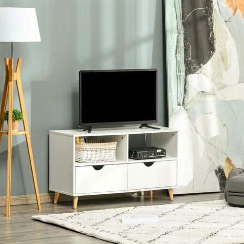 HOMCOM TV Stand White 390 x 580 mm