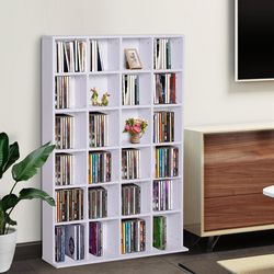 Homcom Shelving Unit for 420 CDS White