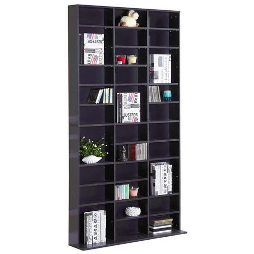 HOMCOM Shelving Unit Black for 1116 CDS Black