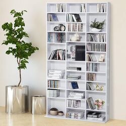 Homcom Shelving Unit Black for 1116 CDS White