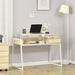 HOMCOM Desk Natural Wood Finish 480 x 760 mm