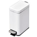 HOMCOM Rectangular Bin Steel 5 L White