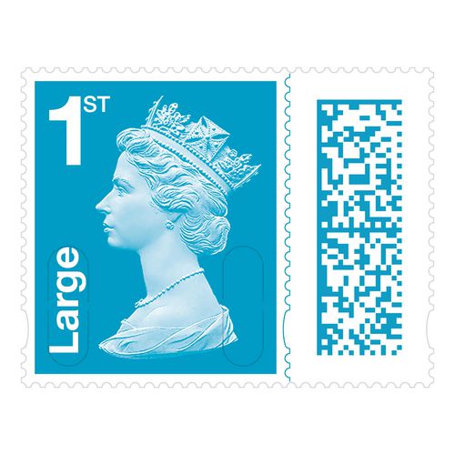 Royal Mail Postage Stamps 1st Class Large Letter UK Self Adhesive Pack of 4