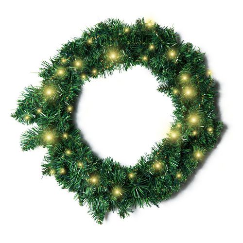 HOMCOM Christmas Wreath Christmas 55.5 x 10 cm