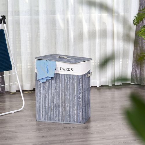 HOMCOM Laundry Basket 32 x 63 cm