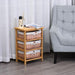 HOMCOM Storage Shelf 3-Tier