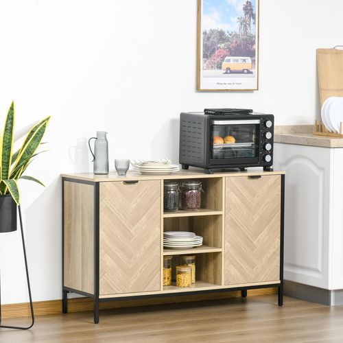 SIDEBOARD STORAGE CABINET OAK