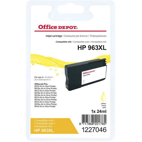 Office Depot 963XL Compatible HP Ink Cartridge HP3JA29AE Yellow