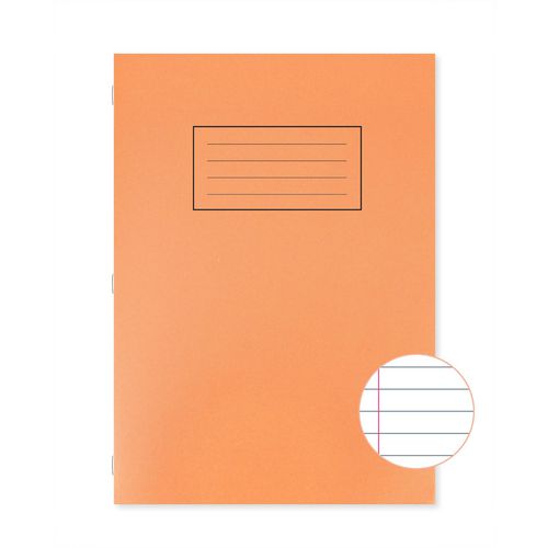 Silvine Exercise Book Blue Ruled 21 x 29.7 x 4 cm Pack of 10