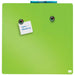 Nobo Mini Wall Mountable Magnetic Whiteboard Tile 1903773 Lacquered Steel Frameless 360 mm x 360 mm Green