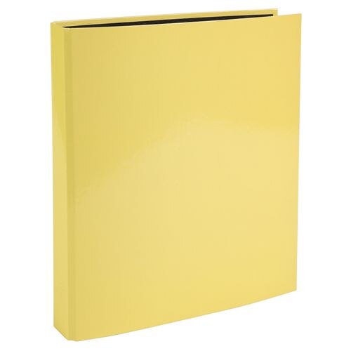 Exacompta Ring Binder 4 25 Carton Pellic Pap A4 Lemon